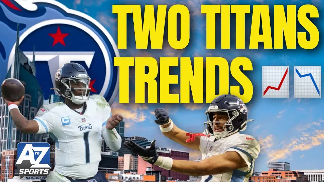 Video thumbnail for a to z sports nashville: titans trends: cam ward's potential & titans' offensive scoring analysis