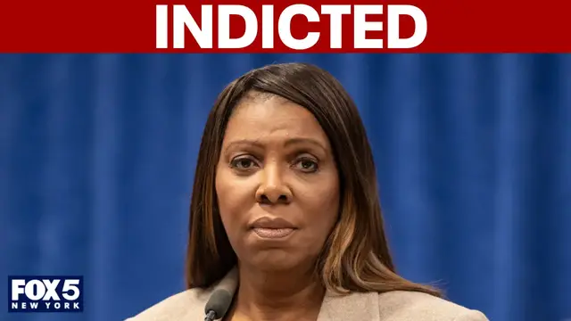 'Video thumbnail for NY AG Letitia James indicted on fraud charges'