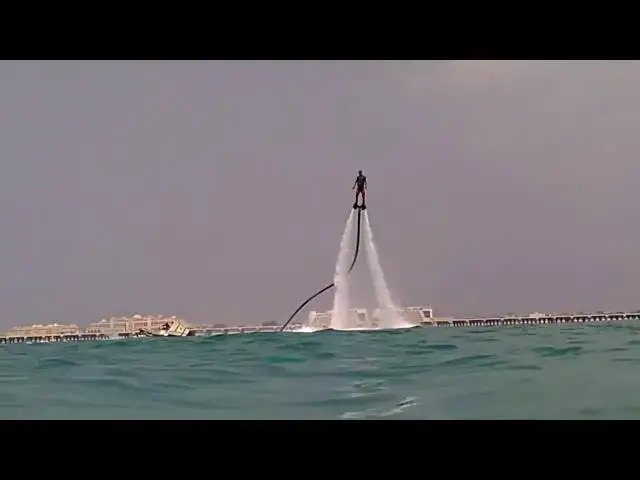 Video thumbnail for Flyboarding by  Hydro Water Sport at JBR (Stunt by Christ)