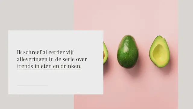 Video thumbnail for Trends in eten en drinken – de jaren 10