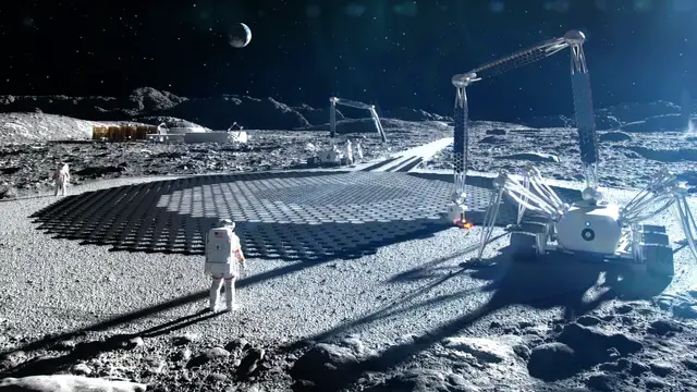 Video thumbnail for NASA awards lunar construction machines bid to a 3D printing firm