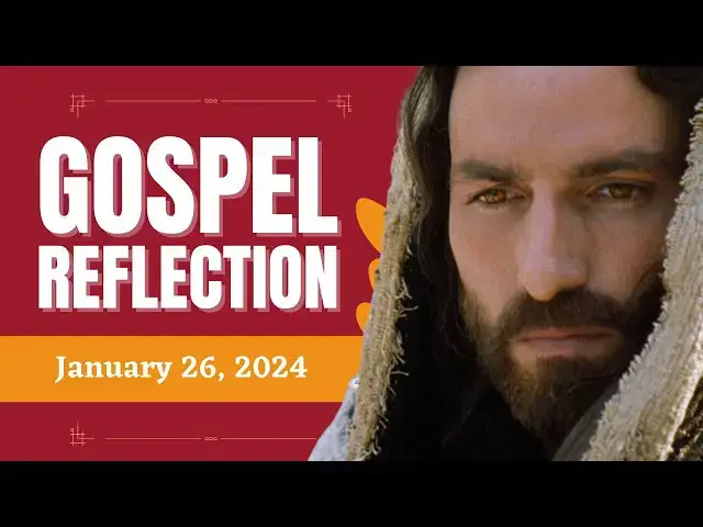 Video thumbnail for Gospel Reflection - Friday, January 26, 2024 - Luke 10.1-9 - Catholic Bible