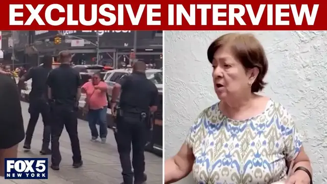 Video thumbnail for EXCLUSIVE: Mother of Times Square stabbing suspect speaks out