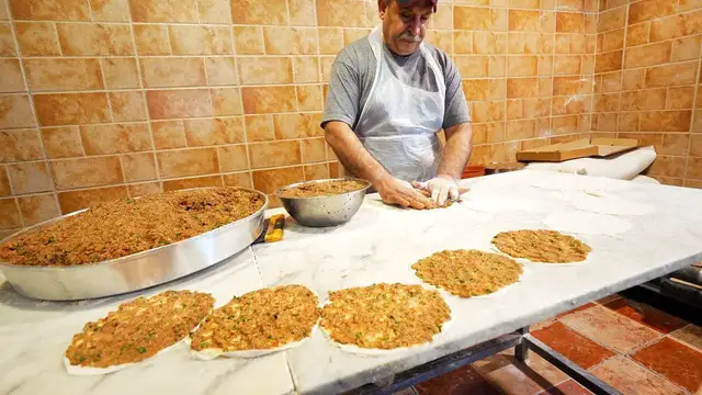 Video thumbnail for Legendary LEBANESE STREET FOOD in Western Beirut - Lahmadjun, Sambousek & Saj | Lebanon