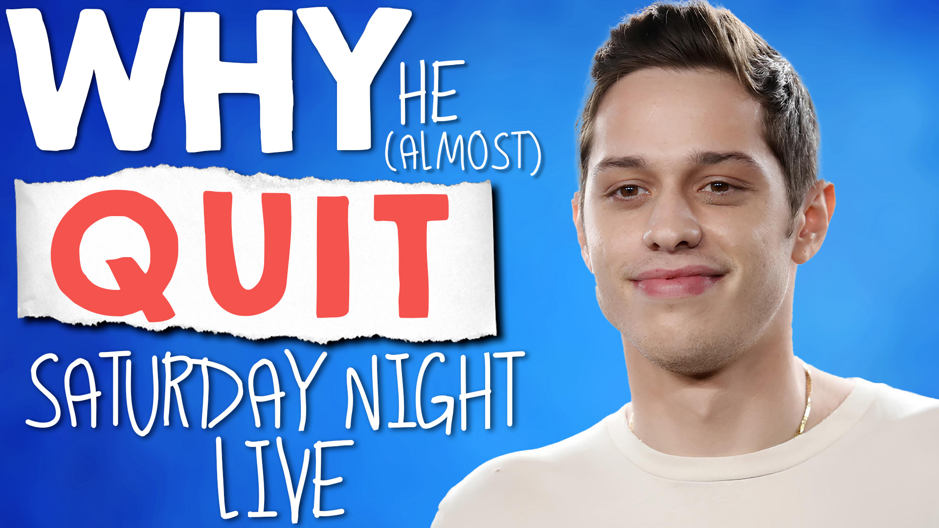 Video thumbnail for Why Pete Davidson ASKED To Be Fired From SNL