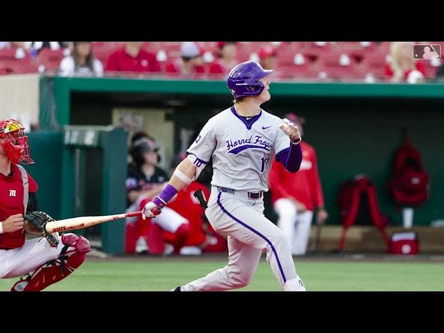 Video thumbnail for 2026 MLB Draft Preview: Sawyer Strosnider, OF, TCU