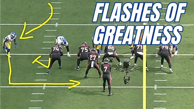 'Video thumbnail for Rams Rookie Josiah Stewart Has Elite Talent | Film Review'