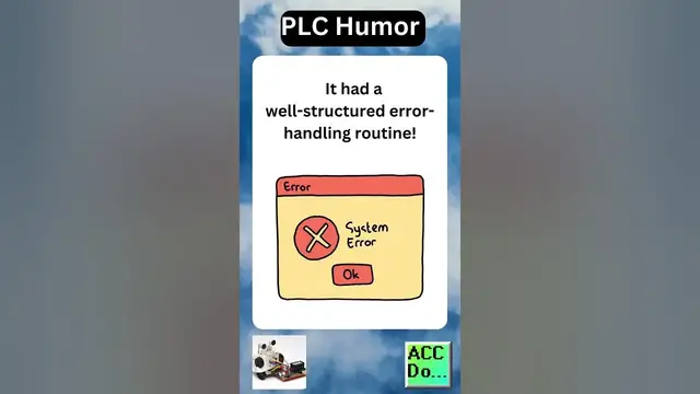 Video thumbnail for PLC Humor calm under pressure...