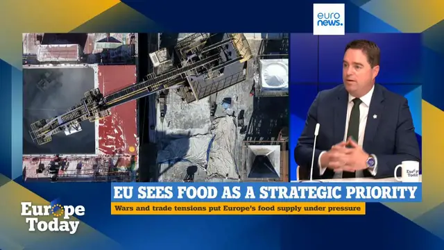 Video thumbnail for Food security is 'at the forefront' of everybody's mind, Irish agriculture minister says