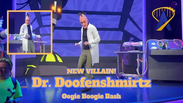 Video thumbnail for Dr  Doofenshmirtz at Disneyland's Oogie Boogie Bash 2024
