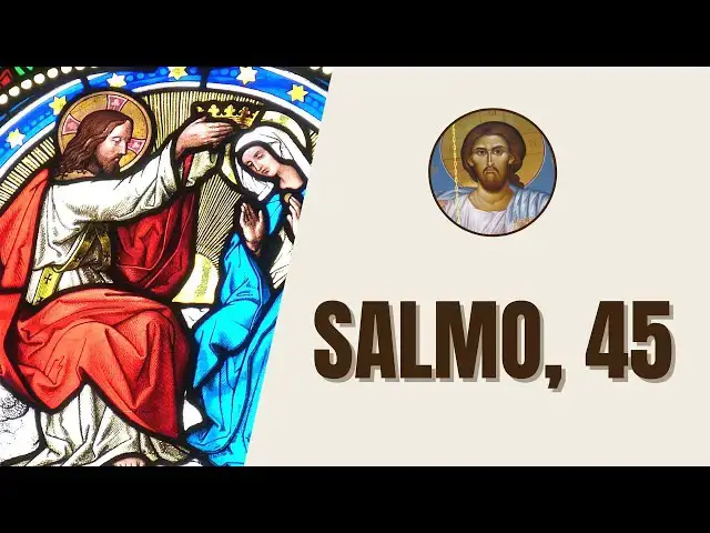 Video thumbnail for Salmo, 45 - "Lleno me siento de palabras bellas, recitaré al rey, yo, mi poema: mi lengua es..."