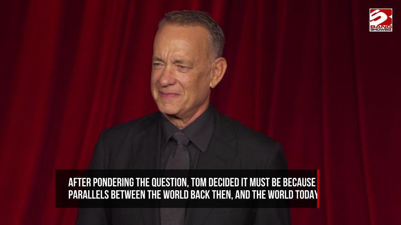 Video thumbnail for Tom Hanks 'wrestling' with WW2 fascination