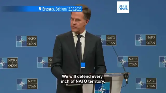 'Video thumbnail for NATO secretary general announces Eastern Sentry initiative for the alliance's eastern flank'