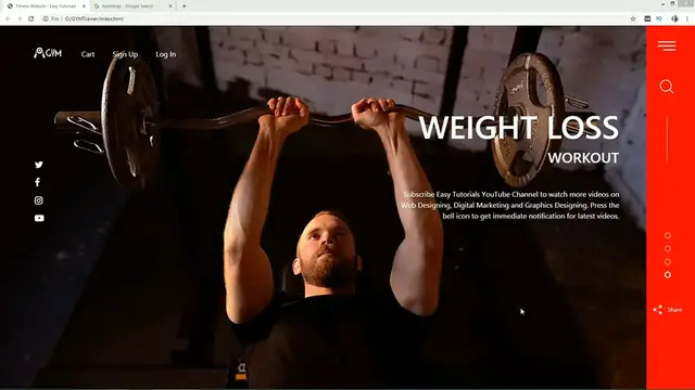 Video thumbnail for How To Create A Website Using HTML CSS And Bootstrap _ Latest Website Design