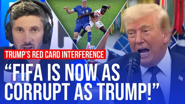 Video thumbnail for Donald Trump confesses to pressuring FIFA over red card | LBC callers react