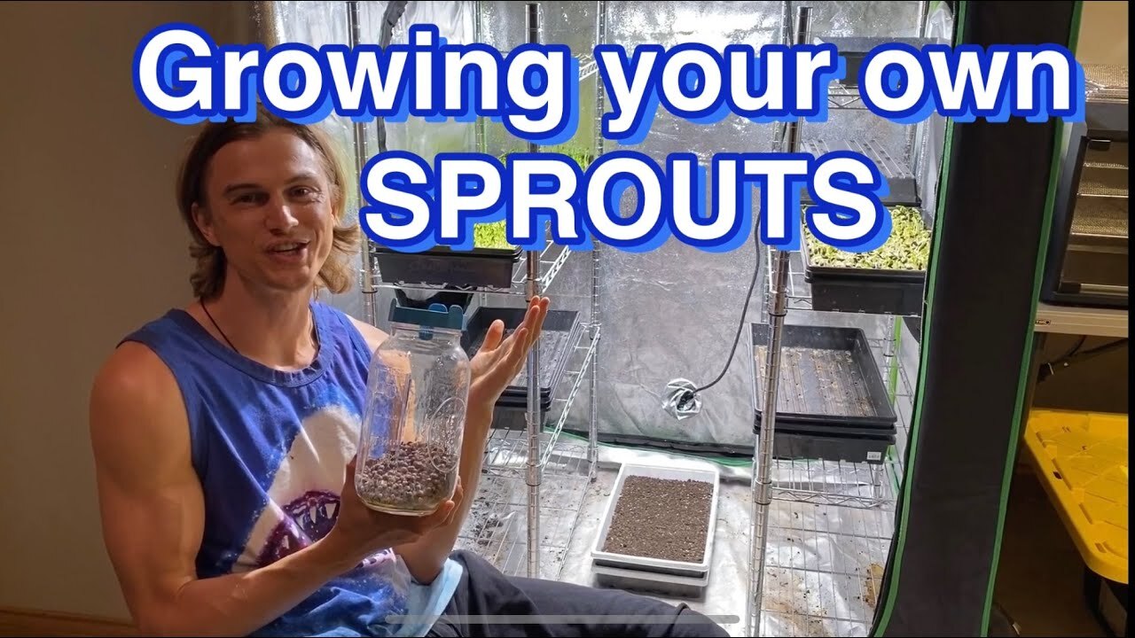 Video thumbnail for Grow Your Own Sprouts! Complete Guide to Starting your Own Sprout Garden