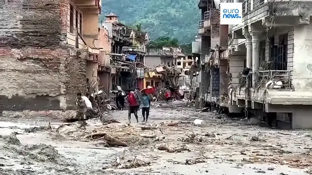 Video thumbnail for Nepal warns of more possible floods as communities grapple with devastation and death toll rises