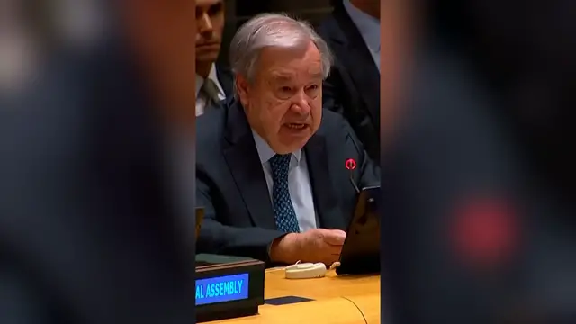 Video thumbnail for UN Secretary-General: ‘The destruction of Gaza is intolerable’
