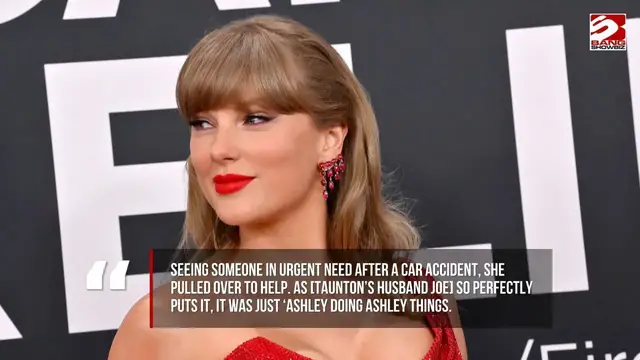 Video thumbnail for Taylor Swift donates 50k to brave woman injured while helping accident victims