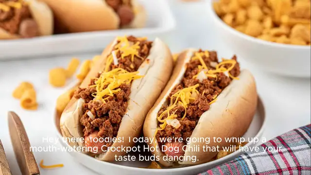 Video thumbnail for Crockpot Hot Dog Chili recipe