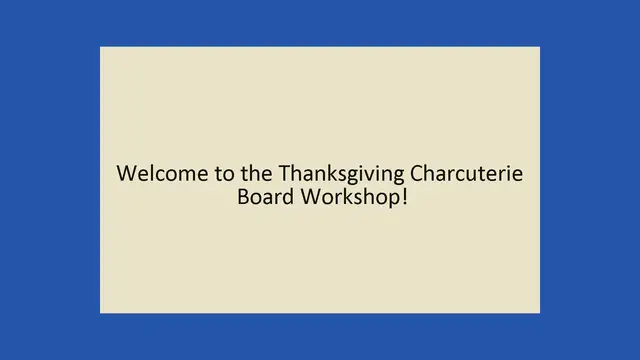 'Video thumbnail for Thanksgiving Charcuterie Board'
