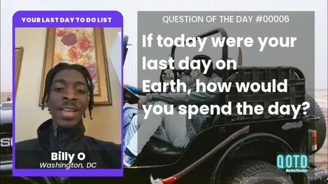 Video thumbnail for Billy's last day would be a 24-hour party. Livin' la vida loca!