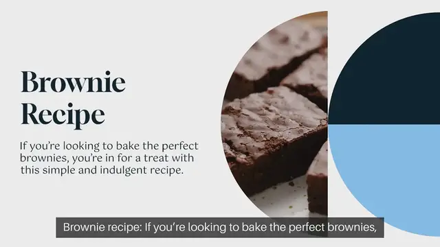 Video thumbnail for Brownie recipe