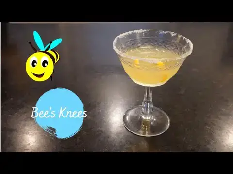 Video thumbnail for How to Make the Bee's Knees Cocktail - Simply Jocelyn