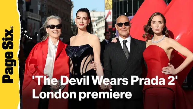 Video thumbnail for Anne Hathaway, Meryl Streep and more take London at 'The Devil Wears Prada 2' premiere