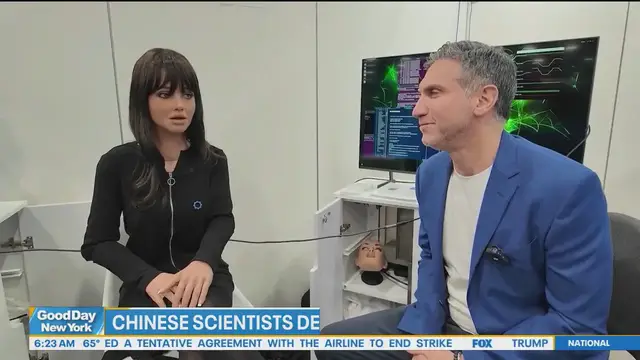 'Video thumbnail for Scientists in China develop pregnancy robot'