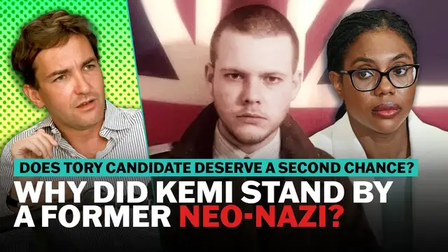 Video thumbnail for What was Kemi Badenoch thinking defending a convicted neo-Nazi? | The News Agents