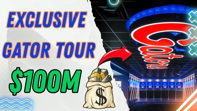 'Video thumbnail for florida gators $100 million facility tour'