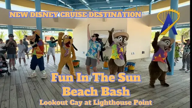 'Video thumbnail for Disney Fun in the Sun Beach Bash on Lookout Cay at Lighthouse Point'