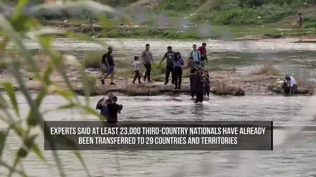 Video thumbnail for UN Experts Urge Halt to US Deportations of Migrants to Third Countries.