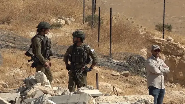 Video thumbnail for Israeli forces demolish Palestinian home, water well in occupied West Bank.