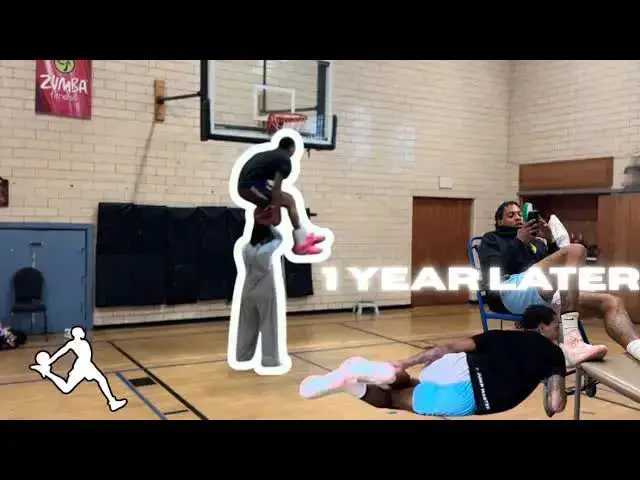 'Video thumbnail for Jordan Southerland: 1 year later: insane basketball dunks & trick shots!'