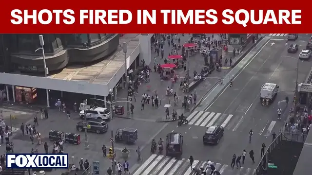 Video thumbnail for Shots fired in Times Square