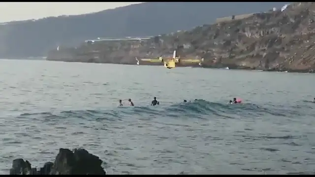 Video thumbnail for Löschflugzeug - La-Palma Waldbrand 2020 - Video 2