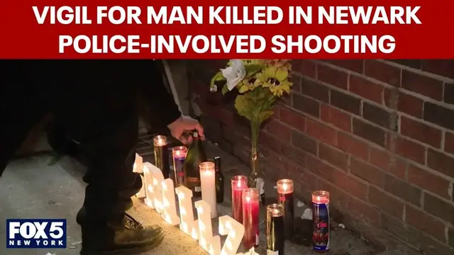 Video thumbnail for Vigil held for man killed in Newark police-involved shooting