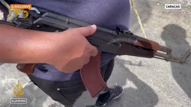 Video thumbnail for Venezuela paramilitary forces: Armed militias accused of intimidation and violence