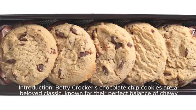 Video thumbnail for Betty Crocker’s Classic Chocolate Chip Cookie