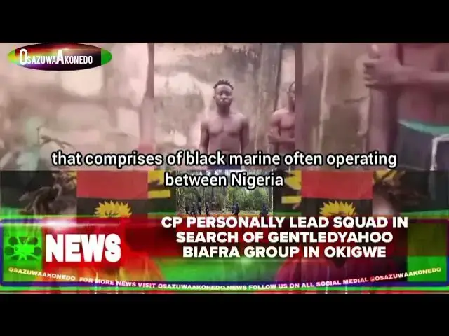 Video thumbnail for CP Personally Lead Squad In Search Of GentleDYahoo Biafra Group In Okigwe