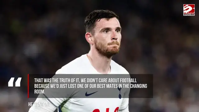 Video thumbnail for Andy Robertson says Liverpool players didn't care about football after Diogo Jota's death