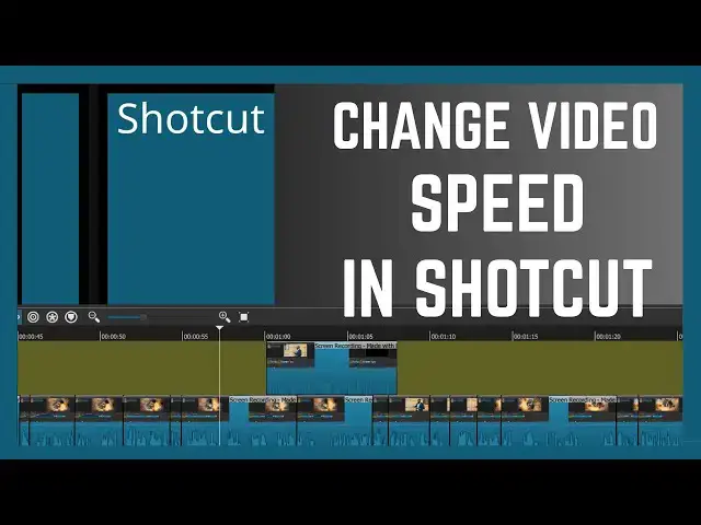 'Video thumbnail for How To Speed Up Or Add Slow Motion On Video Clips In Shotcut'