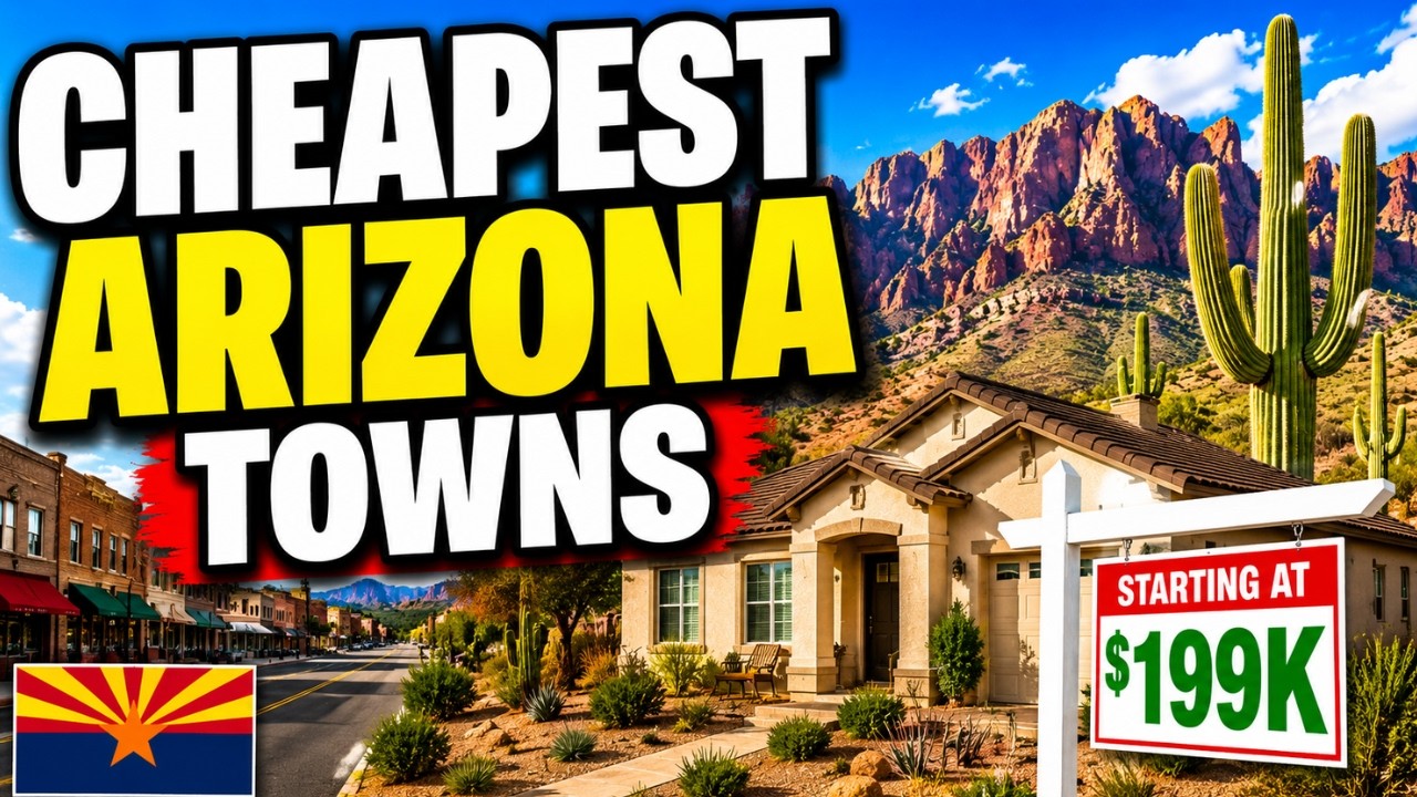 Video thumbnail for 10 Cheapest Places to Live in Arizona in 2026 (Affordable Cities & Towns)