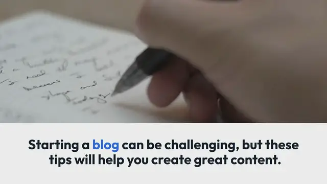 Video thumbnail for 10 Instant Tips for Writing an Awesome Blog Post