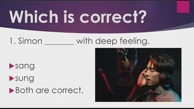 Video thumbnail for Verbs like Sing