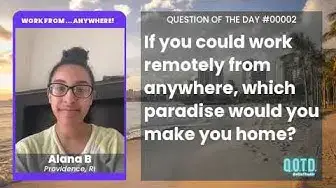 Video thumbnail for Alana is working in the water and heat of Hawaii!