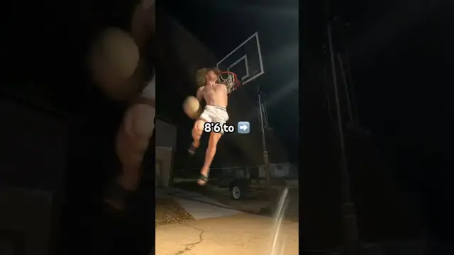 'Video thumbnail for travis reynolds: insane 360 behind the back dunk!'