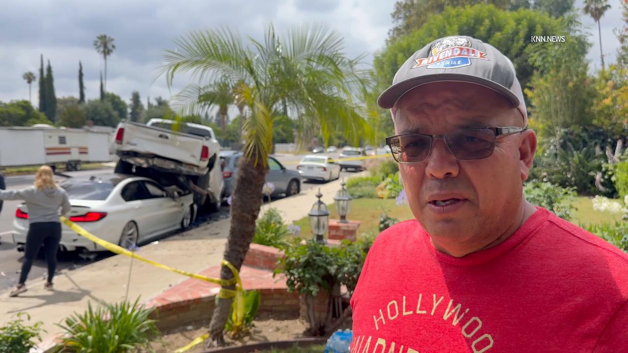 Video thumbnail for US, Los Angeles: West Hills Multi-Vehicle Collision Leads To Arrest With Sound On Tape Part 2.